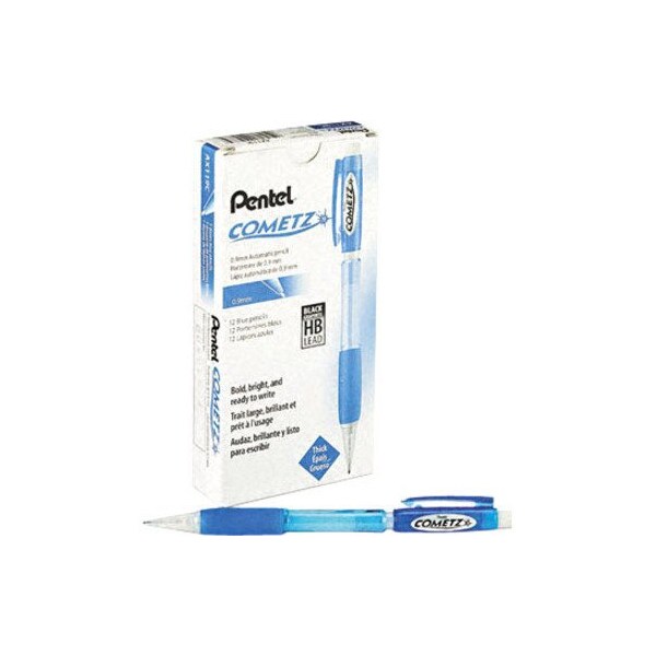 Cometz™ Mechanical Pencil, 0.9mm, Blue Barrel, PK24